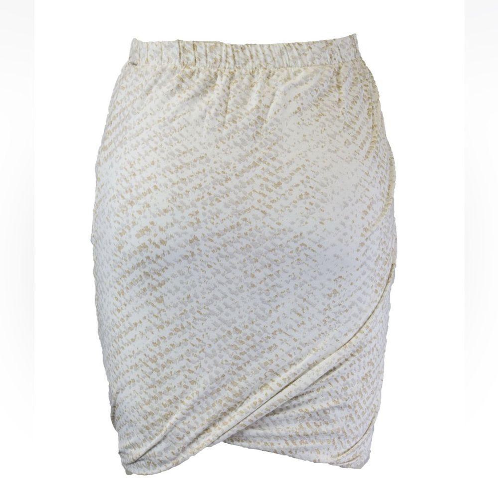 NWT Grey State Winter White Combo Marias Pencil Skirt Size S
